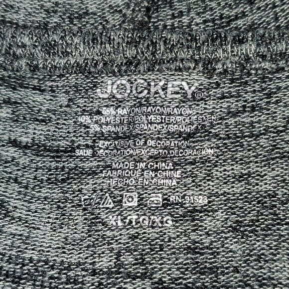 Jockey Lightweight Long Sleeve Hoodie Lounge Dress Gown with Kangaroo Pocket - Picture 2 of 6